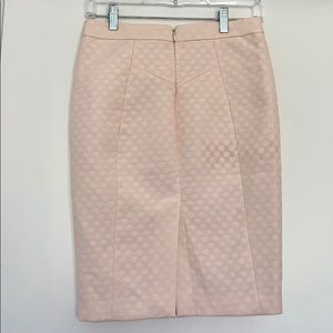 Cute polka dot blush pencil skirt